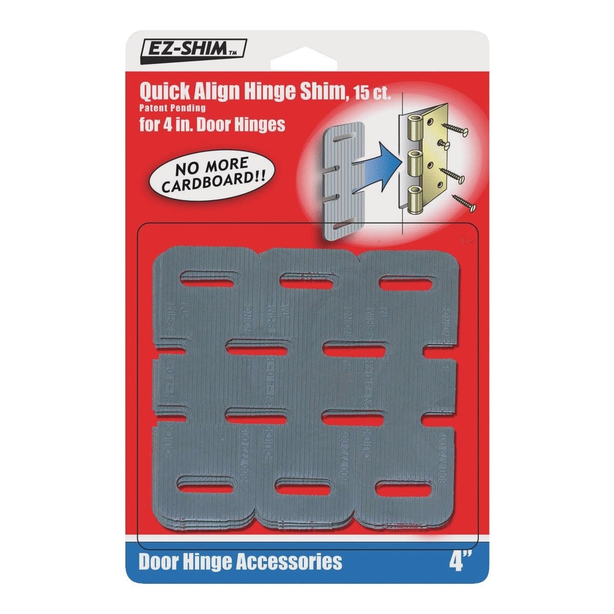 EZ SHIM 4" Plastic Hinge Shim Overstock 12257837
